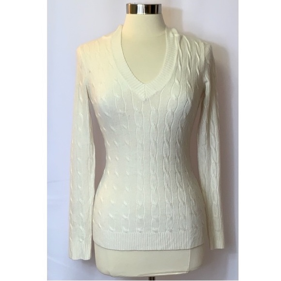 New York & Company Sweaters - NY&CO Hooded Cable Knit Sweater